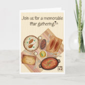 Iftar Invite - Dinner Table カード (正面)