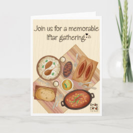Iftar Invite - Dinner Table カード