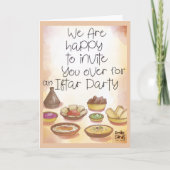 Iftar Invite - Nice Meal カード (正面)