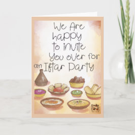 Iftar Invite - Nice Meal カード