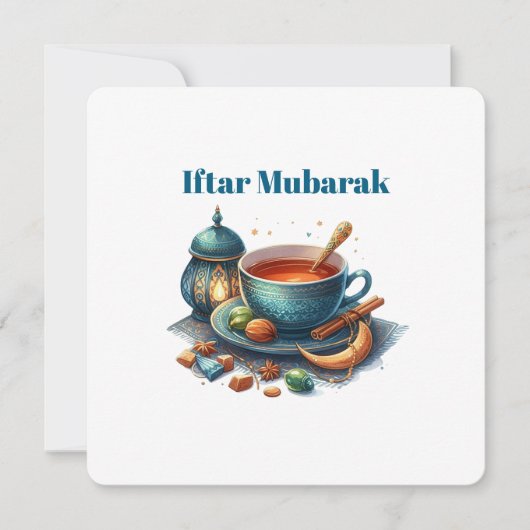 Iftar Mubarak Dinner Invitations シーズンカード (正面)