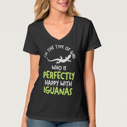 Igに対してすっかり満足しているImのタイプの女の子 Tシャツ (正面)