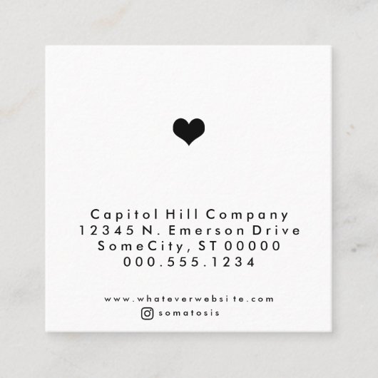 IG付き紹介ハート広場 紹介カード (正面)