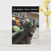 IGAの買物客ハバーモンタナ カード (黄色い花)