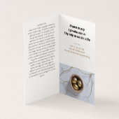 Igbo Romantic Love詩グリーティングカード (内部)