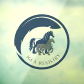 IGEAロゴウィンドウ貼りデカール ウィンドウサイン (シート3)