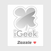 iGeek Appleパロディおもしろいビニールノートパソコンステッカー シール (シート)