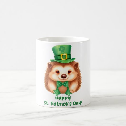 Igel Gráinneog Happy St. Patricks Day コーヒーマグカップ (中央)