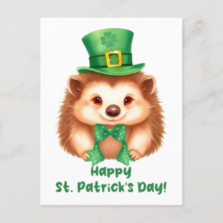 Igel Gráinneog Happy St. Patricks Day ポストカード