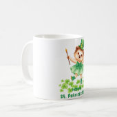 Igel Igelin Gráinneog Happy St. Patricks Day コーヒーマグカップ (正面左)