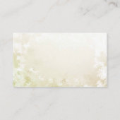 Igel im Blumenbeet   名刺 (裏面)