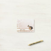 Igel mit Blatt ポストイット (デスク上)