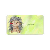 Igel mit Kirschen ラベル (正面)