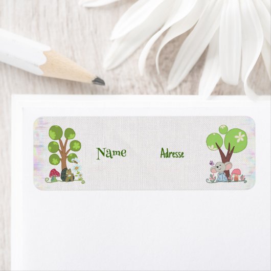 Igel unterm Baum  ラベル (インサイチュ)