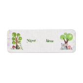 Igel unterm Baum  ラベル (正面)