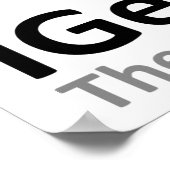 iGeocacheポスおもしろいター ポスター (角)