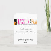 igerの子ネコNotecard カード (裏面)