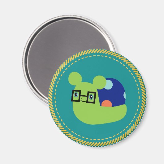 IGGPPCampカタツムリのマスコットマグネット マグネット (正面/裏面)