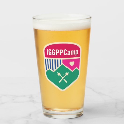 IGGPPCampタンブラービールガラス タンブラーグラス (ドリンク正面)