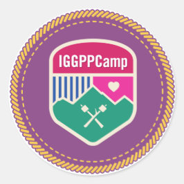 IGGPPCampバッジステッカー ラウンドシール