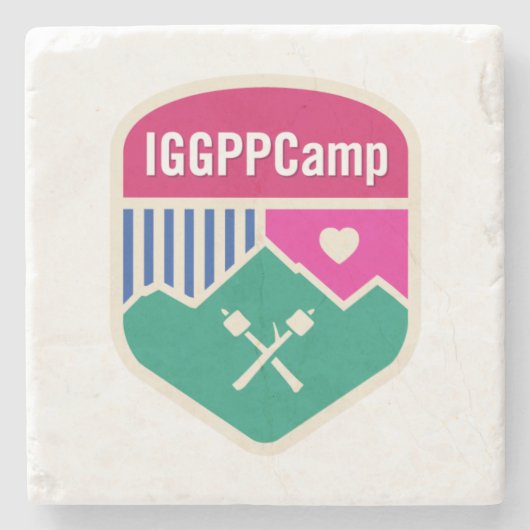 IGGPPCampプライドストーンコースター ストーンコースター (正面)