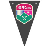 IGGPPCamp毛布フォートバンティング バンティングフラッグ (第1の旗)