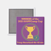 IGGPPCamp 2021キャンプカップ勝者マグネット マグネット (正面/裏面)