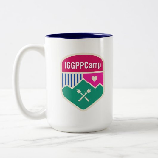 IGGPPCamp 2022部隊のプライドマグ赤 ツートーンマグカップ (左)