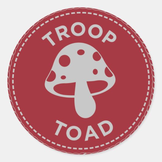 IGGPPCamp 2022部隊プライドシール赤 ラウンドシール (正面)