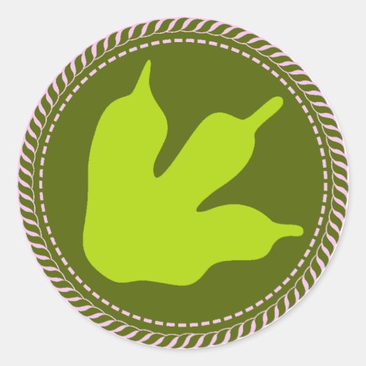 IGGPPCamp Troop Kaiju Pride ラウンドシール (正面)