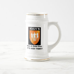 Iggy'sLogoに、冷たい1つが-それあります ビールジョッキ