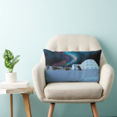 Igloo and Northern Lights – カナダ ランバークッション (椅子)