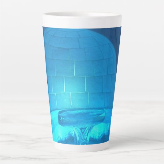 Igloo Room at Hotel de Glace,ケベック,カナダ カフェラテマグ (正面)