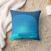 Igloo Room at Hotel de Glace，ケベック，カナダ クッション (ブランケット)