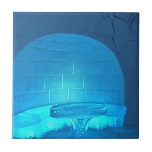 Igloo Room at Hotel de Glace，ケベック，カナダ タイル (正面)
