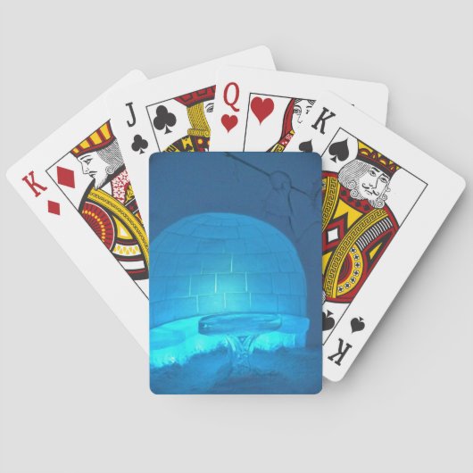 Igloo Room at Hotel de Glace，ケベック，カナダ トランプ (裏面)