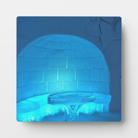 Igloo Room at Hotel de Glace，ケベック，カナダ フォトプラーク (正面)