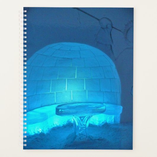 Igloo Room at Hotel de Glace,ケベック,カナダ プランナー手帳 (正面)