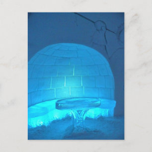 Igloo Room at Hotel de Glace，ケベック，カナダ ポストカード