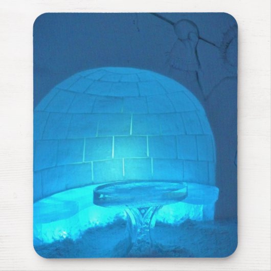 Igloo Room at Hotel de Glace,ケベック,カナダ マウスパッド (正面)