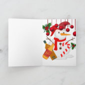 Igloo With Beer – Funny Christmas Greeting Card シーズンカード (内部)