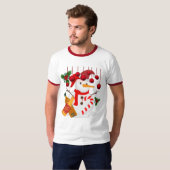 Igloo With Beer – Funny Christmas igloo beer gift Tシャツ (正面フル)
