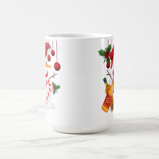 Igloo With Beer – Funny Christmas Mug Gift モーフィングマグカップ (中央)
