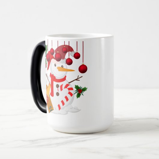 Igloo With Beer – Funny Christmas Mug Gift モーフィングマグカップ (正面左)