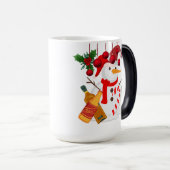 Igloo With Beer – Funny Christmas Mug Gift モーフィングマグカップ (正面右)