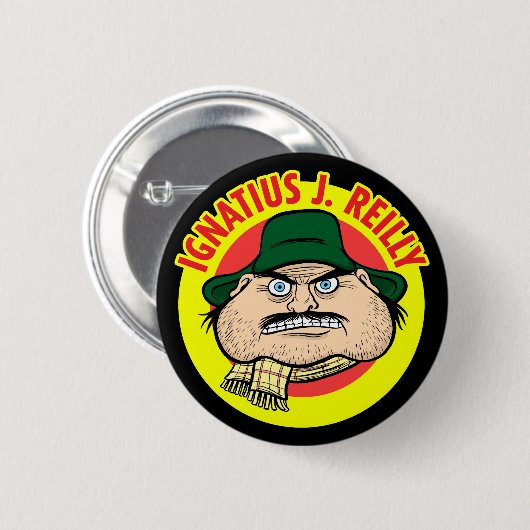 Ignatius J. Reilly 缶バッジ (正面&裏面)