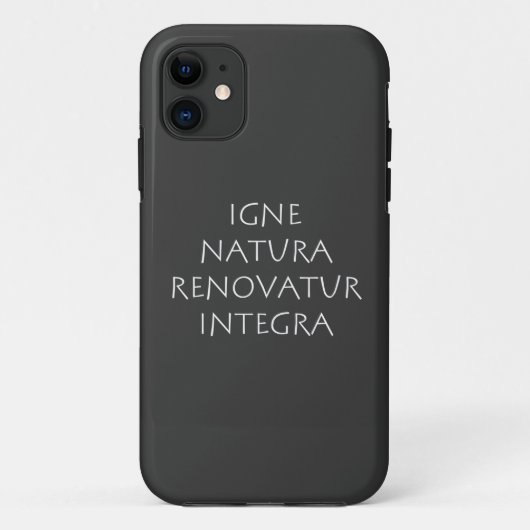 Igne natura renovatur integra Case-Mate iPhoneケース (裏面)