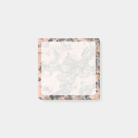 Igneous Granite- Geologist's Rock Textured ポストイット (正面)