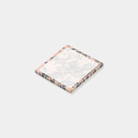 Igneous Granite- Geologist's Rock Textured ポストイット (アングル)