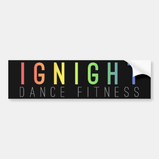 Ignightのダンスのフィットネスのバンパーステッカー バンパーステッカー